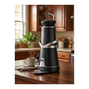 AMIRA 10 Liter Professional Stainless Steel Electric Samovar <b>Tea</b> <b>Maker</b> with Smart Induction Technology Black - Product Image 6