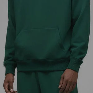 Cotton/Polyester Blend Breathable And Comfortable Material Drop Shoulder <b>Hoodie</b> Men <b>Oversized</b> <b>Hoodie</b> <b>Long</b> Sleeves Pullover Soft - Product Image 3