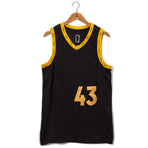 Zones ventilées respirantes uniformes de panneau de maille de maillot de basket-ball sur mesure XS-XXL performance de jeu de nom d'équipe sublimée - Product Image 1