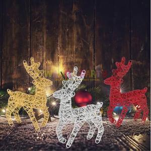 Modelo de Reno antiguo dorado de lujo, decoración de vacaciones atemporal, ideal para mesa de comedor, escritorio de oficina o regalo de temporada - Product Image 3