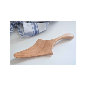 Serveur de gâteau et couteau en bois de mangue et utilisation à la main et meilleur serveur de gâteau en bois foncé poli et fête d'anniversaire - Product Image 2