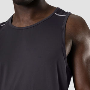 OEM venta al por mayor de fábrica personalizada hombres Activewear Mens Fitted Fitness Tank Tops gimnasio músculo culturismo Tank Top gimnasio correr chaleco - Product Image 6