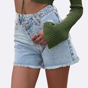 Shorts en jean pour femmes, fabrication OEM, forte demande, haute qualité, fournisseur professionnel d'usine, vente en gros, mode - Product Image 4