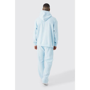 High Quality Winter Woven <b>Vintage</b> Quick Dry Long Sleeve Hood Cargo Tracksuit <b>French</b> Terry Cotton Men Jogger Hoodie - Product Image 4