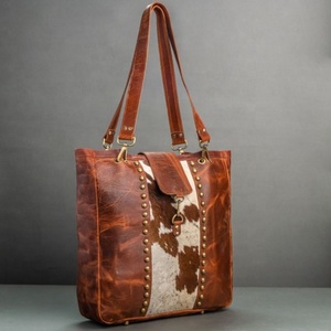 Haute qualité réel fait à la main cheveux cacher fourrure cuir soirée fourre-tout sacs femmes nouveau élégant Portable été sacs à bandoulière côté glands - Product Image 2