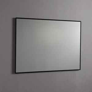 Miroir mural réversible 100x70 avec bord poli et finition noir mat - Product Image 1