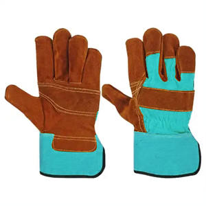 Guantes de trabajadores de cuero de vaca de alta calidad Pakistán Rigger XL Premium Heavy Duty Industrial impermeable construcción CE - Product Image 2