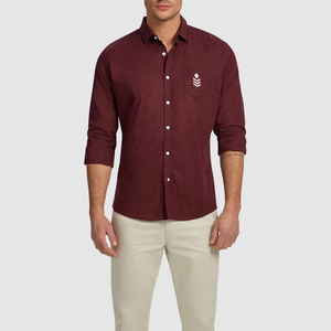 <b>Top</b> Selling 100% Cotton <b>Long</b> <b>Sleeve</b> Shirt for <b>Men</b> Breathable and Customized Logo Latest Collection - Product Image 4