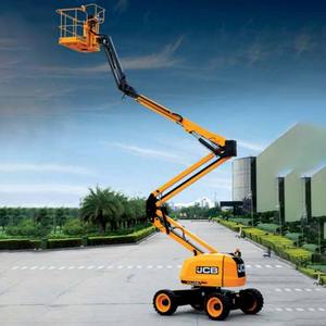 Elevador de pluma confiable con chasis móvil y plataforma elevada para una fácil maniobrabilidad y un funcionamiento seguro en altura - Product Image 1