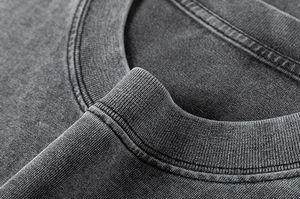 T-shirt vintage personnalisé lavé à l'acide 100% coton coupe ample avec motif solide logo de votre propre marque T-shirt surdimensionné en gros - Product Image 5