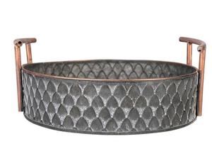 Elegante bandeja de metal ovalada minimalista Una solución de servicio elegante para bebidas, aperitivos y decoración - Product Image 2