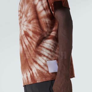 Personalizado de gran tamaño fabricante Casual lavado ácido camisetas ligeras de alta calidad 100% algodón lavado ácido camisetas - Product Image 6