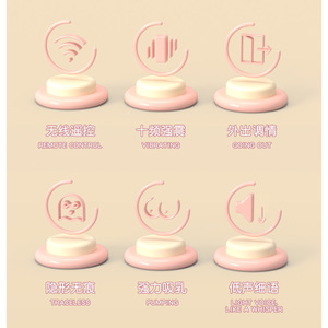 Anillos Vibradores para Pezones para Mujeres, Juguete Sexual para Adultos, Vibración Fuerte, Paquete de Dos - Product Image 3