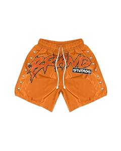 Vêtements décontractés sur mesure de haute qualité toutes saisons Ensemble chemise courte d'été tendance avec design délavé au soleil et strass - Product Image 3