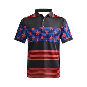 Poliéster de lujo de alta calidad para hombre para camiseta de polo Patrón sólido Golf para camiseta de polo con logotipo bordado personalizado - Product Image 4