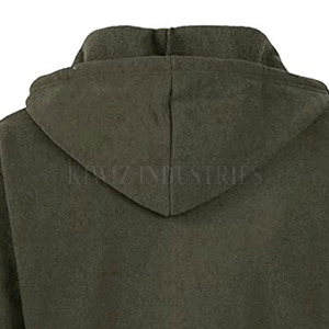 Premium Quality Street Wear Over Size Wholesale <b>Hoodie</b> Fashion Clothing Man Blank Zipper Hoodies - Product Image 6