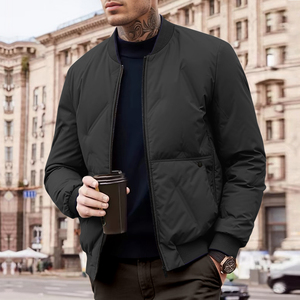 Veste d'hiver multifonctionnelle pour homme, épaisse, nouvelle veste à fermeture éclair pour l'extérieur, tissu pour vestes d'homme - Product Image 3