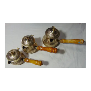 Good Quality Engraving Brass Turkish <b>Tea</b> <b>Pot</b> 3 Pcs <b>Set</b> Available at Affordable Price - Product Image 2