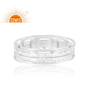 Nuevo diseño de anillo de plata de ley, joyería personalizada para mujer, regalo para ella, fabricante de joyería personalizada - Product Image 3