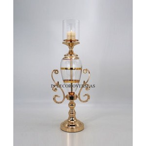 โคมไฟตกแต่งงานแต่งงานทำจากอลูมิเนียมเคลือบทองเกรดสูง - Product Image 2