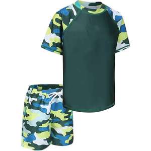 New Arrival High Quality Custom Logo Casual Rash <b>Guards</b> for Kids Gym Fitness Wear Rash <b>Guard</b> Sets with Breathable Feature - Product Image 1