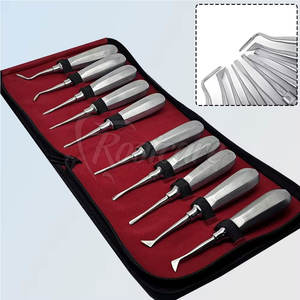 10 Piezas, Mejor Precio, Kits de Elevadores de Raíz Dentales de Acero Inoxidable, Elevadores de Raíz Dentales de Alta Calidad - Product Image 2