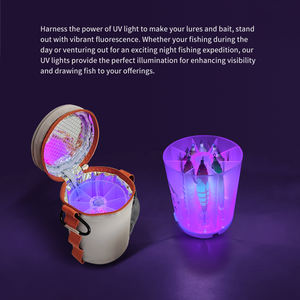 Boîte à lumière UV NOMADISM CHARGE 'N, en plastique silicone durable, leurre artificiel pour poissons d'eau salée, leurre pour enfants, bateau océanique - Product Image 5