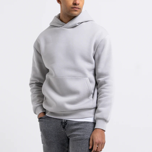 Novedad, Sudadera con Capucha Personalizada sin Cordones, Sudadera Holgada de Felpa Lisa, Sudadera Cuadrada de Alta Calidad para Hombre - Product Image 1