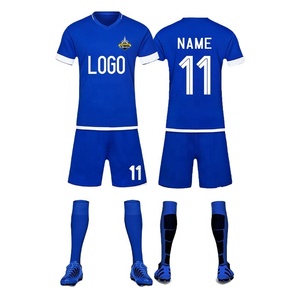 Uniforme de Fútbol Personalizado al por Mayor, Unisex, Transpirable, Diseño Moderno, Camiseta Lisa para Adultos, Sublimación - Product Image 1