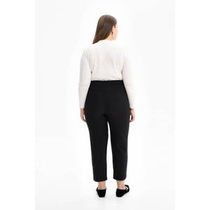 Pantalones Cargo de Cintura Alta y Pierna Recta para Mujer, Antiarrugas, Transpirables y Casuales - Product Image 3