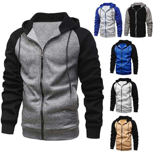 Sweat à capuche zippé pour homme, style décontracté, entièrement personnalisable (couleurs/logo), écologique, respirant, hiver, prix de gros, différents modèles - Product Image 1