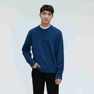 Sweat-shirt personnalisé avec logo pour homme, col rond, 100% coton molletonné, imprimé en sérigraphie, écologique, pour l'automne - Product Image 5