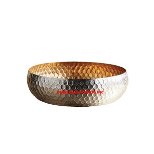 Tazón de chocolate de metal de lujo Forma redonda Diseñador hecho a mano Tazón dulce Clásico Elegante Tazón de chocolate nuevo elegante - Product Image 5