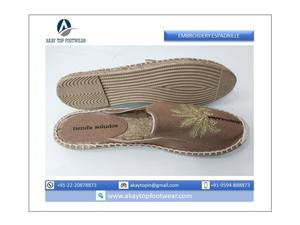 Alpargata bordada en lienzo para mujer y niña, plantilla estampada a la moda, parche disponible en diferentes colores y tamaños, novedad de 2023 - Product Image 2