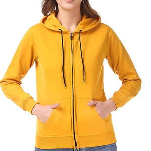Fabricant sur mesure, sweat-shirt à capuche en coton 100% pour femmes, décontracté, hiver, tricoté, 180 g/m², impression 3D en relief sur le devant - Product Image 1