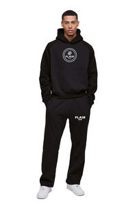 Pull à capuche surdimensionné pour hommes de qualité supérieure grande taille conception d'épaule tombante poids lourd imprimé bouffant imperméable brodé - Product Image 4