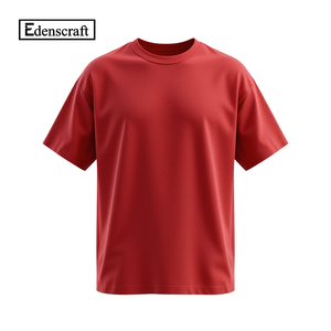 T-shirt de gymnastique écologique en molleton de coton épais surdimensionné T-shirts confortables respirants de couleur unie pour l'entraînement décontracté Hommes Boxy t - Product Image 2