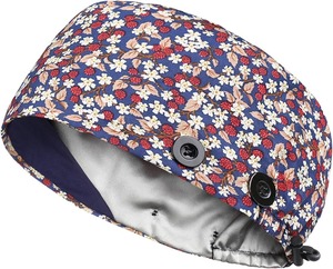 Gorro de fregado unisex, parte trasera elástica, impresión personalizada, logotipo propio, ropa médica de alta demanda, directo de fábrica, gorros de fregado lavables OEM de secado rápido - Product Image 4