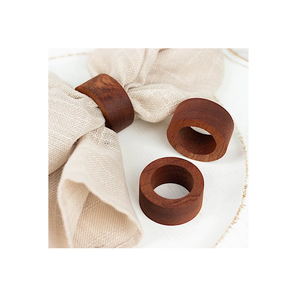 Rond de serviette en bois de haute qualité nouveau design nouveaux ronds de serviette de mariage anneau de serviettes bismillah personnalisé à vendre - Product Image 3