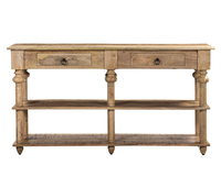 Konsole massives Mango holz gedrehte Beine Landhausstil