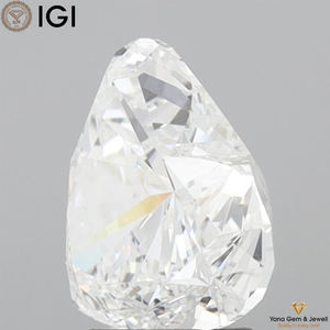 ห้องปฏิบัติการ CVD จัดตำแหน่งหัวใจ3.50 CT เพชรที่เจียระไนรูปหัวใจขนาด9.43มม. VVS2ความคมชัด IGI ได้รับการรับรองสำหรับเครื่องประดับที่กำหนดเอง - Product Image 4