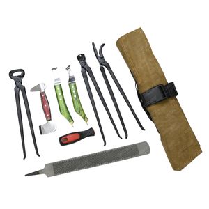 Kit d'outils de maréchal-ferrant de haute qualité couteau à sabot pour couper la boucle couteau à sabot râpe robuste pince à ongles et coupe tranchante - Product Image 4