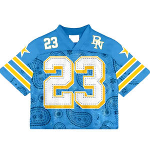 Cantidad a granel Precios al por mayor Camisetas de fútbol americano Fabricación OEM Camisetas de fútbol americano - Product Image 4