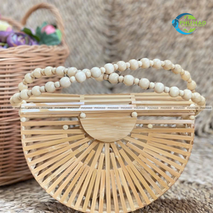 SAC À MAIN NATUREL EN MER Fait à la main avec amour du Vietnam Sacs écologiques personnalisables Paniers cadeaux pour la Saint-Valentin - Product Image 4