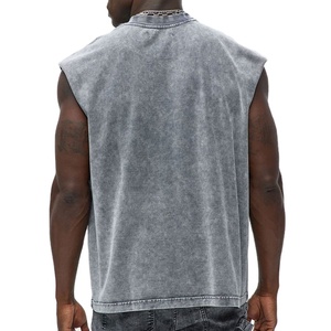 Débardeur Homme Grande Taille Coupe Ample Sportif Respirant Séchage Rapide Sans Manches Extérieur 180 Grammes Style Urbain Uni - Product Image 5