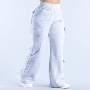 Pantalones Deportivos para Mujer, de Poliéster/Algodón, de Alta Calidad, Holgados, Casuales, para Deporte o Descanso, con Logotipo Personalizado OEM, Venta al Por Mayor de Fábrica - Product Image 1