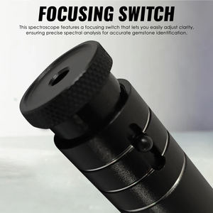 เครื่องสเปกโตรสโคปสำหรับตรวจสอบอัญมณี พร้อมระบบปรับโฟกัส และช่วงความยาวคลื่น 400-700 นาโนเมตร สำหรับงานจิวเวลรี่และตรวจสอบอัญมณี (OEM) - Product Image 3