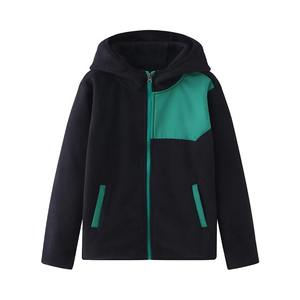 Chaqueta con capucha de lana Bloque de color Abrigo de manga larga con cremallera Prendas de abrigo para montañismo Escalada - Product Image 4