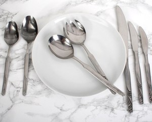 Ensemble de couverts au design élégant Couverts en acier inoxydable de qualité supérieure Ustensiles écologiques polonais à miroir Nouvellement arrivés d'Inde - Product Image 1