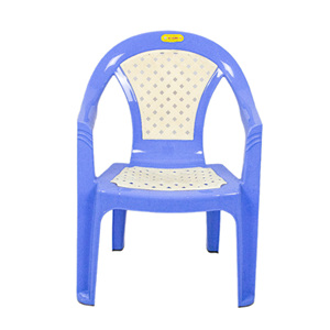 Durable Lightweight <b>Stackable</b> PP Plastic Armchair with Ventilated Backrest and Armrests for <b>Garden</b>, Cafe, Street Food Eeatery - Product Image 3